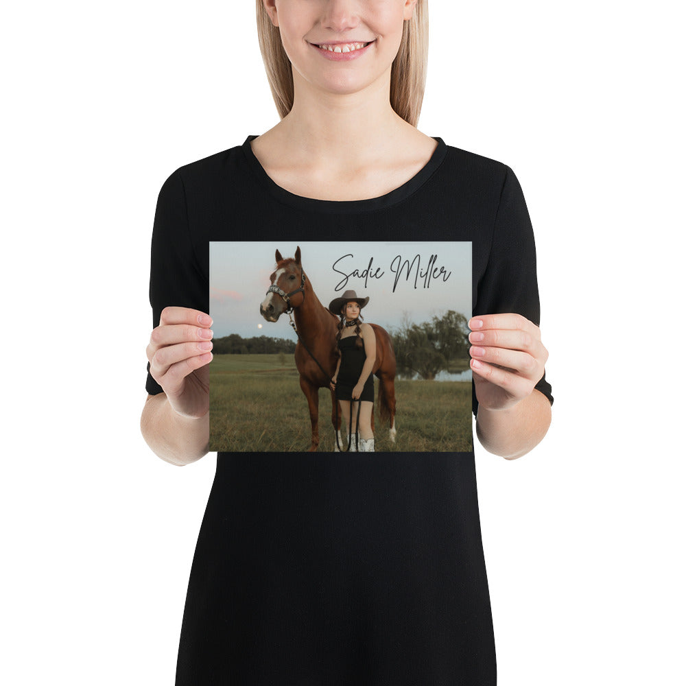 Sadie Miller and Chester Poster