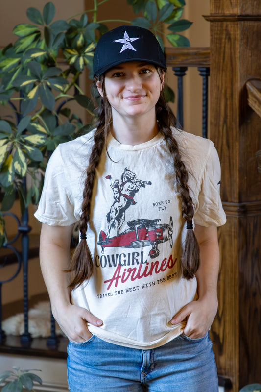 Cowgirl Airlines Short-Sleeve Unisex T-Shirt