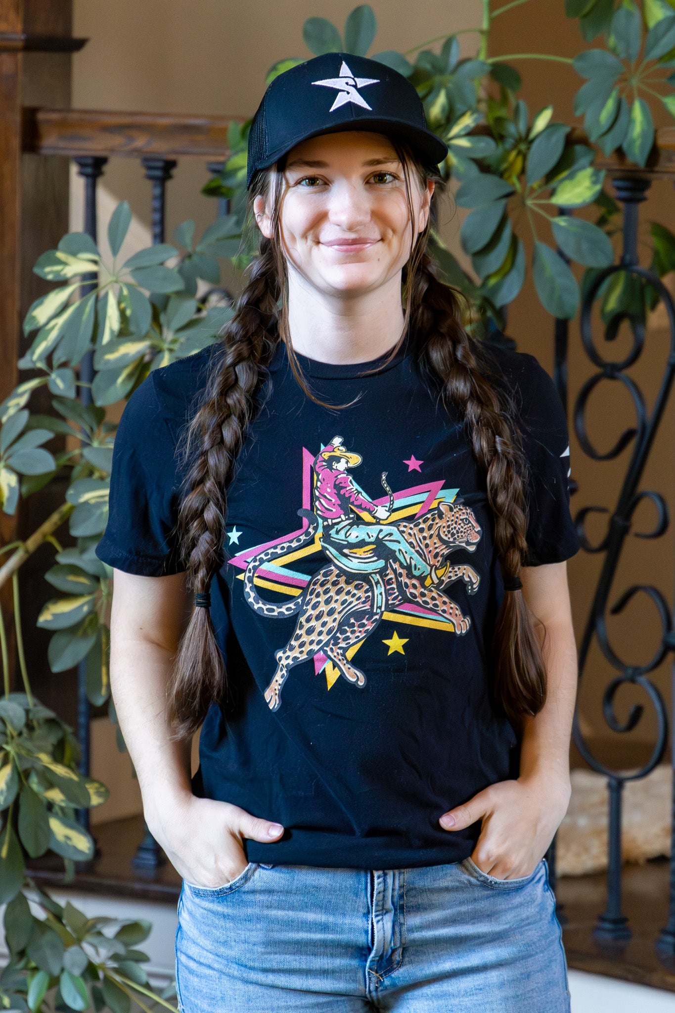 Rodeo Leopard Short-Sleeve Unisex T-Shirt