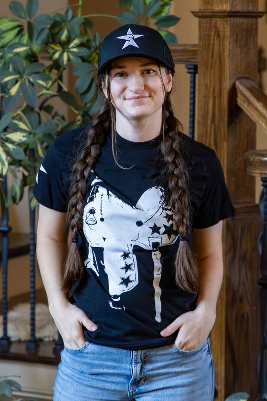 Star Saddle Graphic T Shirt