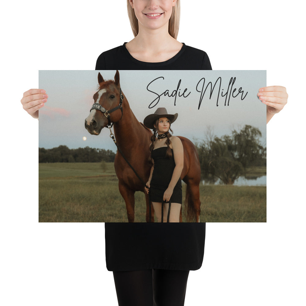 Sadie Miller and Chester Poster
