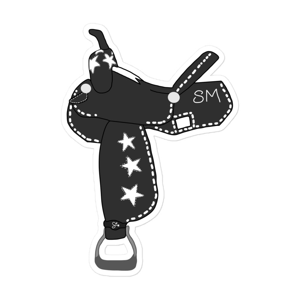 Super Star Saddle Bubble-free stickers